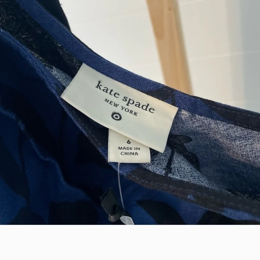 Kate Spade Navy and Black Floral Jumpsuit